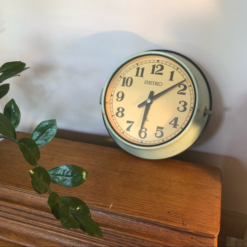Rare Antique Seiko Maritime Clock
